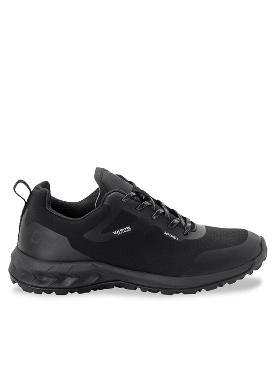 Jack Wolfskin Trekingová obuv Woodland Shell Texapore Low 4053841 Čierna