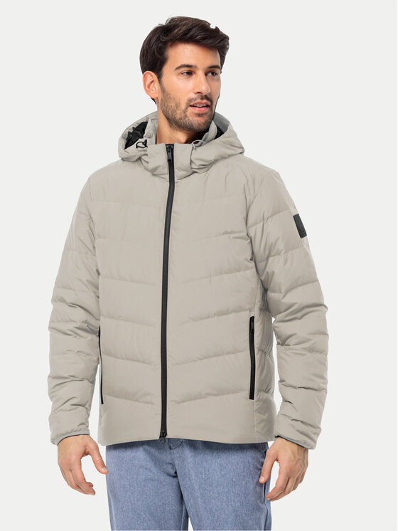 Jack Wolfskin Dūnu jaka Colonius 1207431 Pelēks Regular Fit