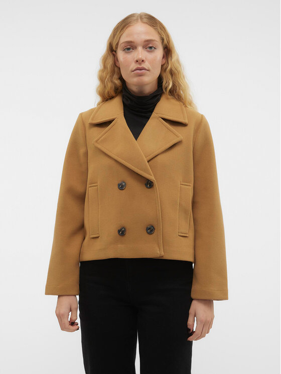 Vero Moda Vero Moda Kevad-sügis jope Vincemia 10300488 Pruun Regular Fit