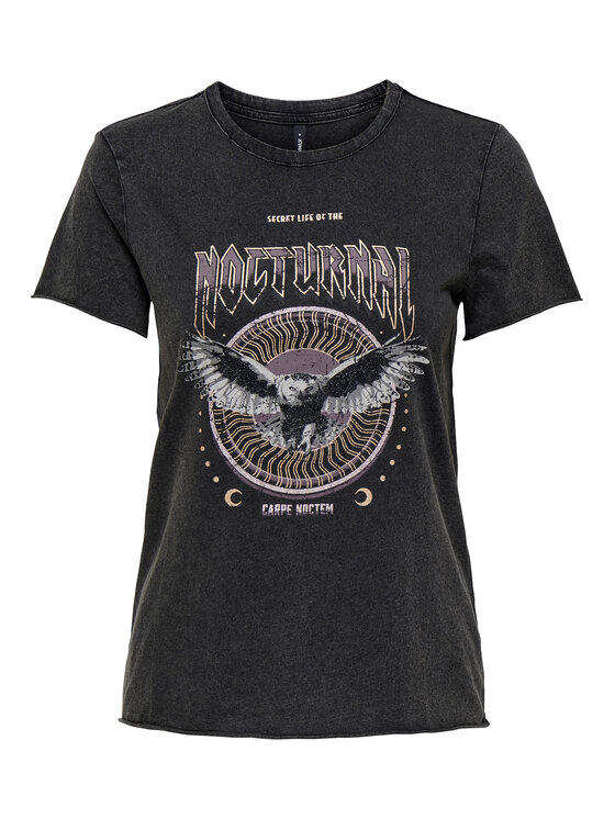 ONLY ONLY T-shirt Lucy 15215721 Crna Regular Fit