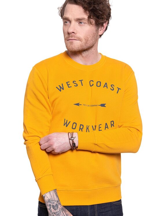 Lee Lee Felpa WORKWEAR SWS Giallo Regular Fit