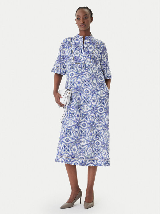 JOOP! JOOP! Srajčna obleka Desa 30101617 Modra Regular Fit