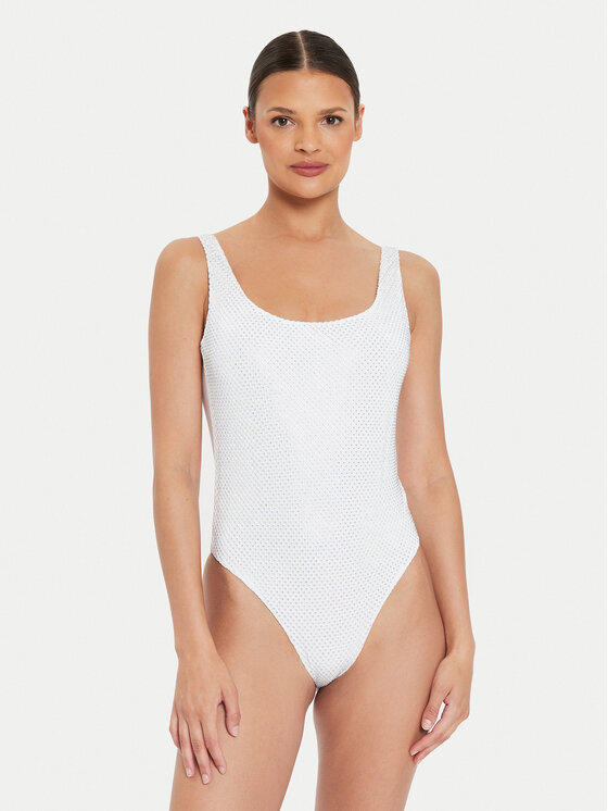 Guess Guess Costum de baie One Piece E4YJ04 KCDW0 Alb