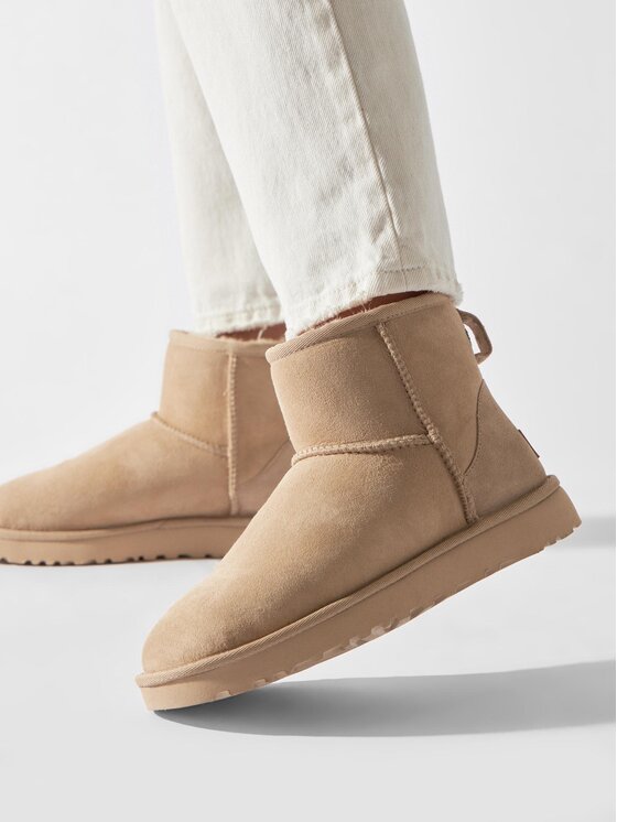 Ugg Ugg Μπότες Χιονιού W Classic Mini II 1016222 Μπεζ