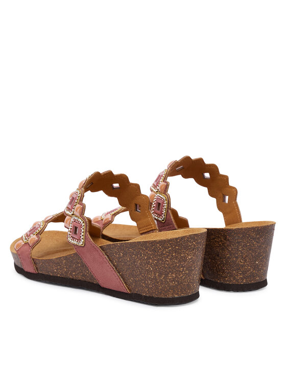 Scholl Scholl Шльопанці Tulum 2 Straps MF00701 Рожевий