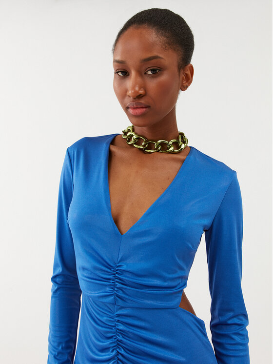 Patrizia Pepe Patrizia Pepe Večerní šaty 8A1190/J135-C966 Modrá Slim Fit