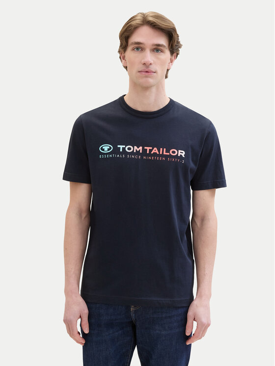 Tom Tailor T-krekls 1041855 Tumši zils Regular Fit