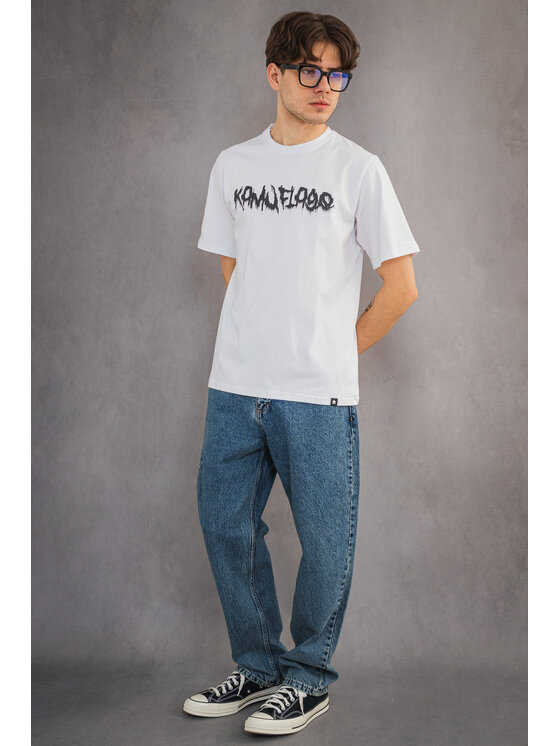 Kamuflage Kamuflage T-Shirt Abyss Biały Oversize