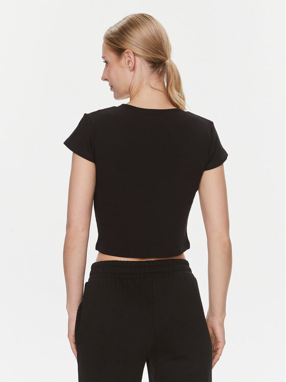 Guess Guess Tričko Edie V4RP10 K8RT2 Čierna Regular Fit