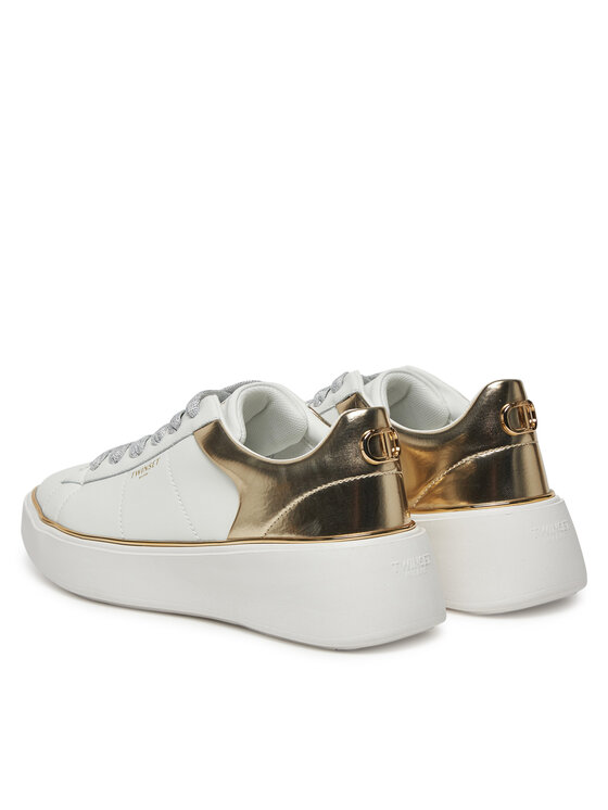 TWINSET TWINSET Снікерcи 251TCP042 Білий