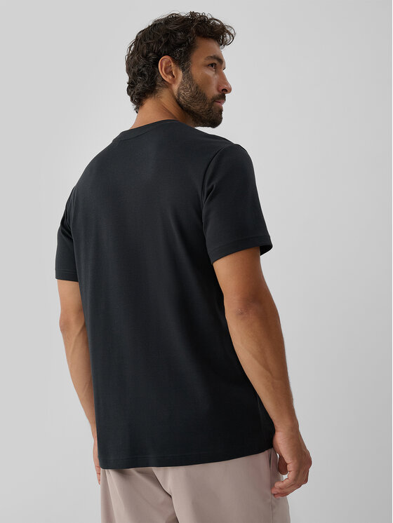 4F 4F T-Shirt ESSENTIAL Szary ciemny Regular Fit