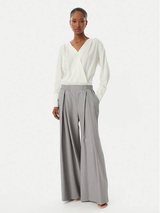 Rinascimento Rinascimento Текстилни панталони CFC0122412003 Сив Regular Fit