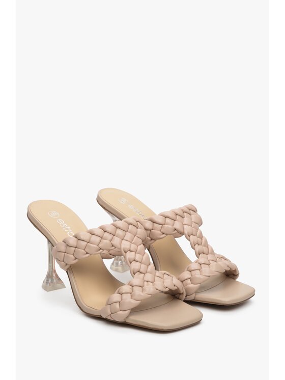 Estro Estro Παντόφλες ER00113401 Μπεζ