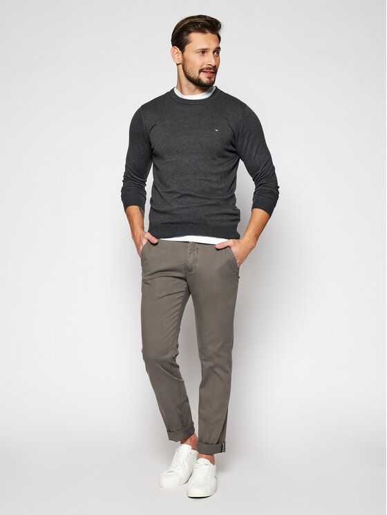 Marc O'Polo Marc O'Polo Чино панталони B21 0108 10064 Сив Tapered Fit