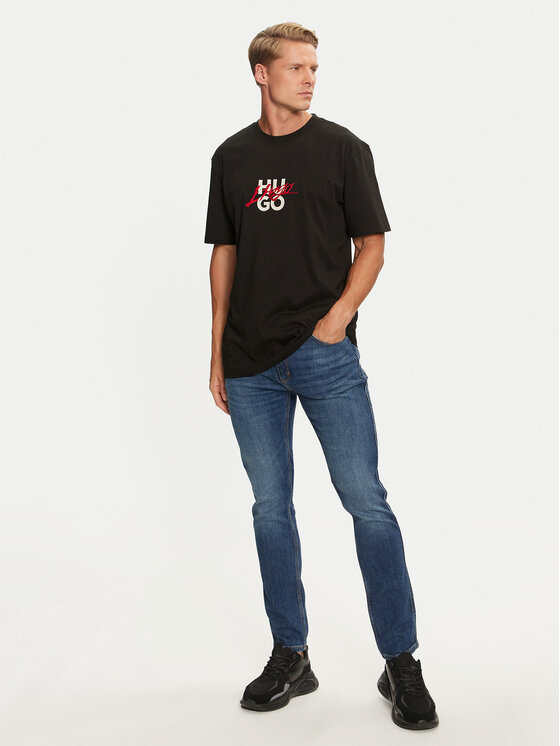 HUGO Hugo Jeansy 50522138 Niebieski Extra Slim Fit