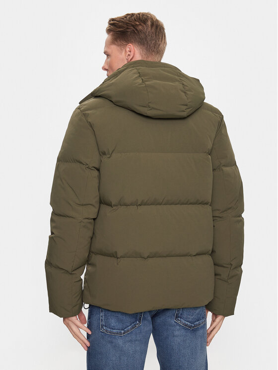 Les Deux Les Deux Geacă din puf Maddox LDM610060 Verde Regular Fit