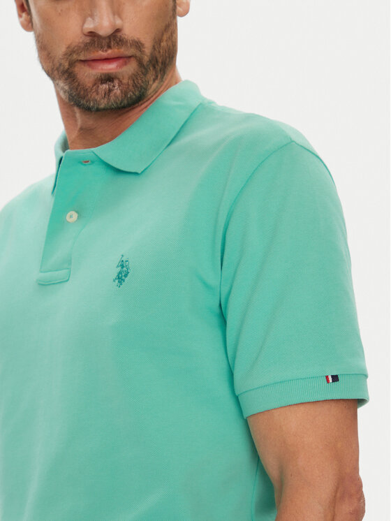 U.S. Polo Assn. U.S. Polo Assn. Polo MUP3312 Niebieski Regular Fit