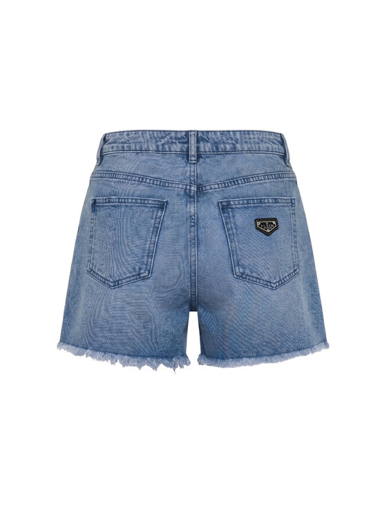 PHILIPP PLEIN PHILIPP PLEIN Pantaloncini di jeans 31781 Blu Skinny Fit