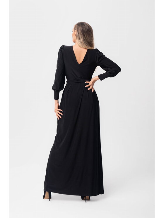 Aurora Aurora Večerní šaty Cristal Černá Feminine Fit
