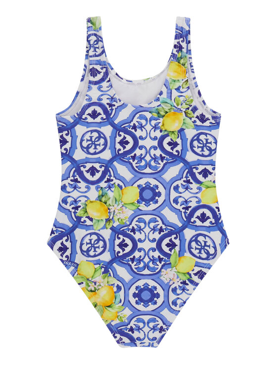Guess Guess Costum de baie J6GZ32 MC052 Albastru