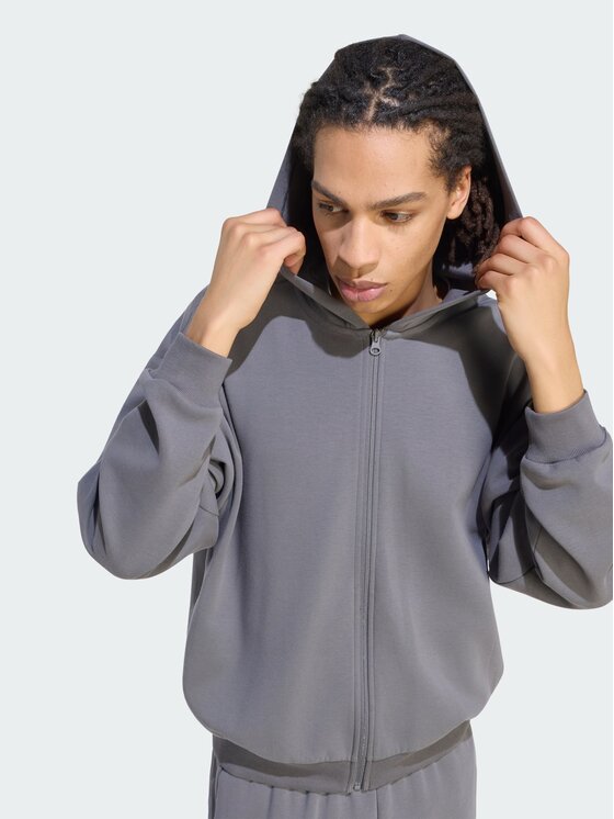adidas adidas Bluza 167687 Szary Loose Fit