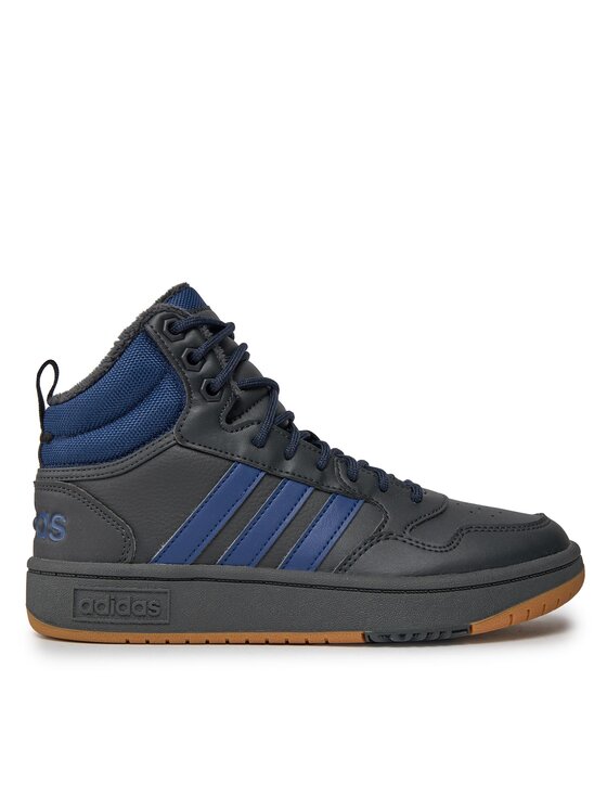 adidas Sneakersy Hoops 3.0 Mid IF2635 Sivá