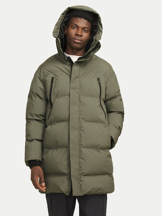 Jack & Jones Jack & Jones Zimní bunda Alpha 12260481 Zelená Regular Fit