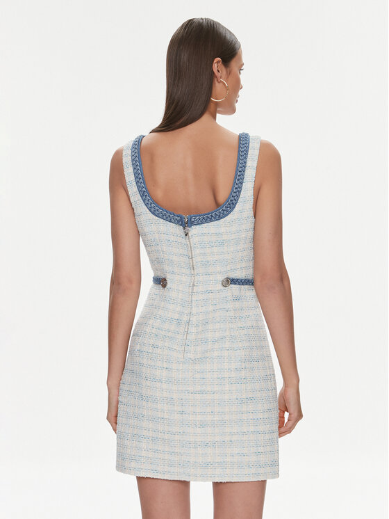 Guess Guess Sukienka codzienna W4RK16 WFWV2 Błękitny Bodycon Fit