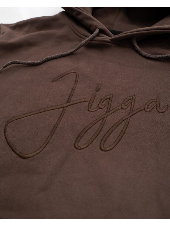 Jigga Wear Jigga Wear Bluza 131105 Brązowy Regular Fit