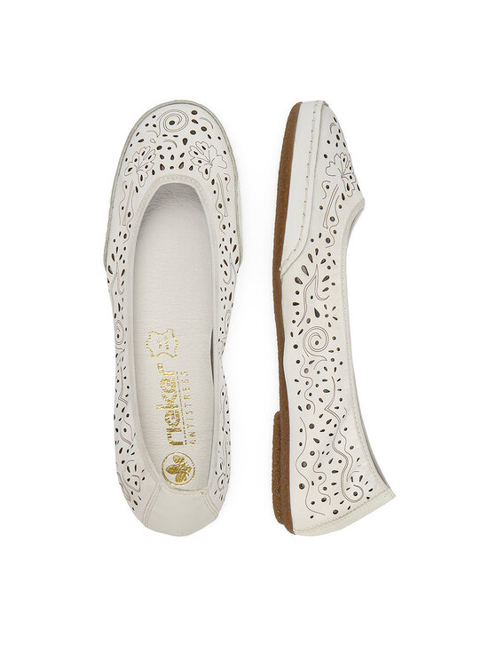 Rieker Rieker Ballerine CEO-41460-80 Bianco