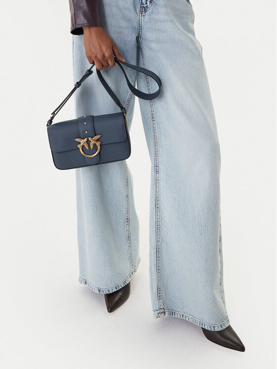 PINKO PINKO Τσάντα Love One Mini Slouchy Fl Al 25-26 104340 A2OX Σκούρο μπλε