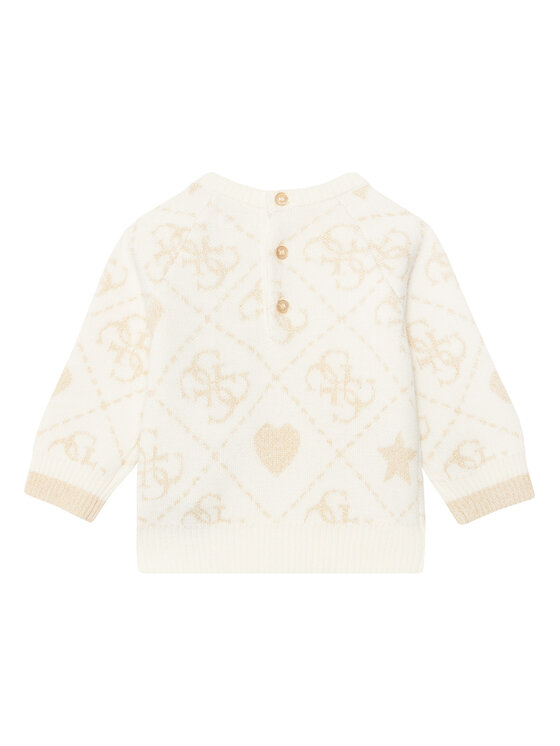 Guess Guess Set Pullover und Stoffhose A5BG03 Z39N0 Beige Regular Fit