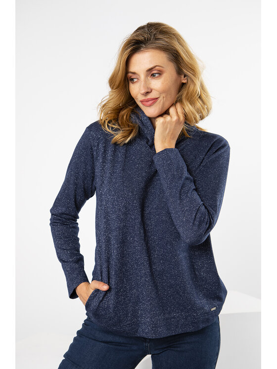 QUIOSQUE QUIOSQUE Halenka 19-TD-185 Modrá Regular Fit