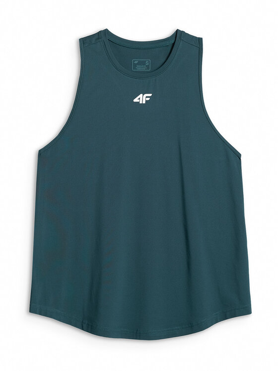 4F 4F Koszulka techniczna BASIC+ Turkusowy Regular Fit