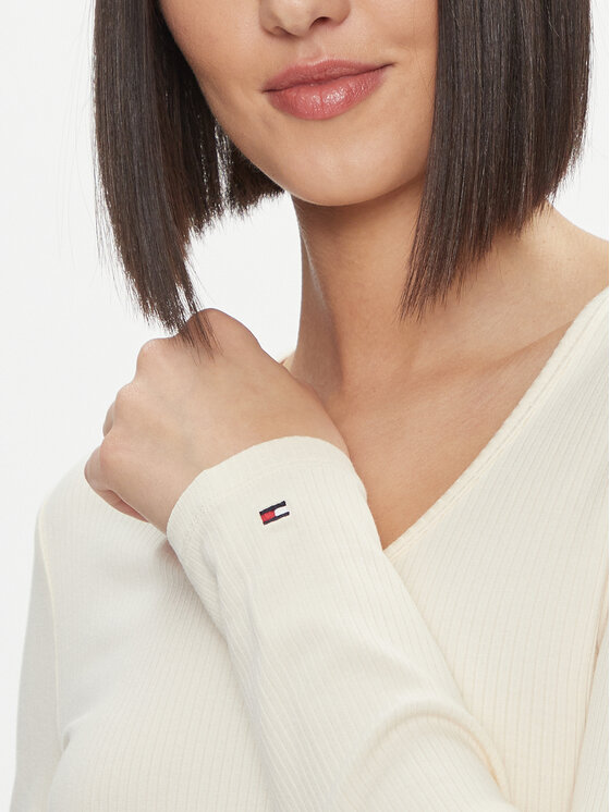 Tommy Hilfiger Tommy Hilfiger Palaidinė WW0WW41654 Smėlio Slim Fit