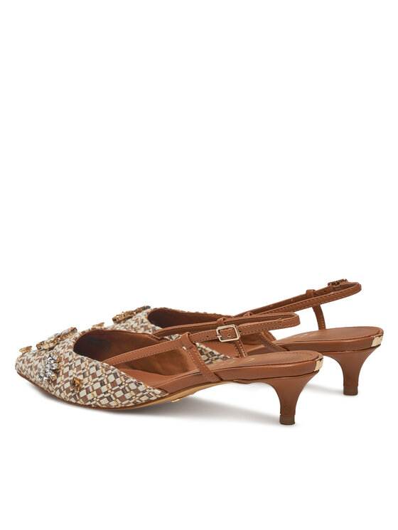 Guess Guess Sandały FLPJSN FAB03 Brązowy