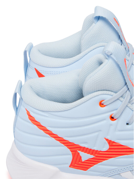 Mizuno Mizuno Batai uždaroms aikštelėms Wave Momentum Pro Mid V1GC2545 Šviesiai mėlyna