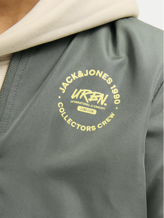 Jack&Jones Junior Jack&Jones Junior Kurtka bomber Zack 12269155 Zielony Regular Fit