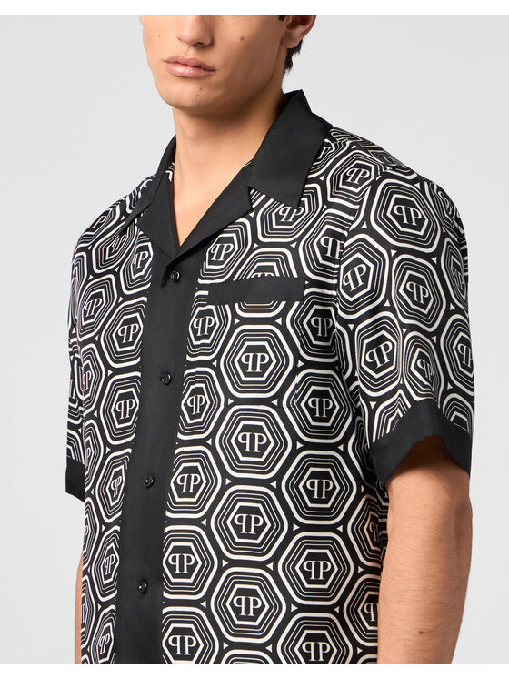 PHILIPP PLEIN PHILIPP PLEIN Koszula 30485 Czarny Regular Fit