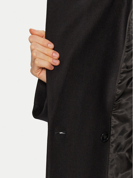 IVY OAK IVY OAK Palton de lână Caroline Ann IO111137 Negru Relaxed Fit