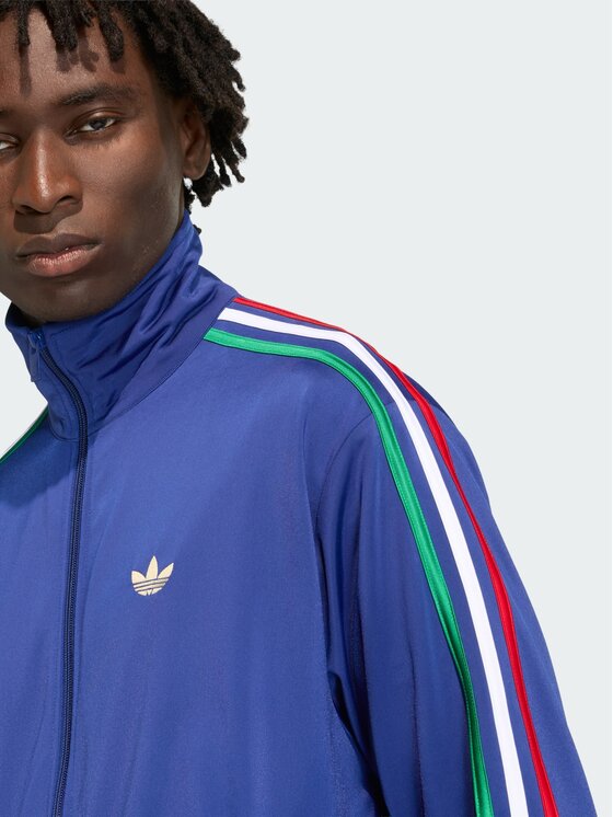 adidas adidas Bluza FIREBIRD Błękitny Loose Fit