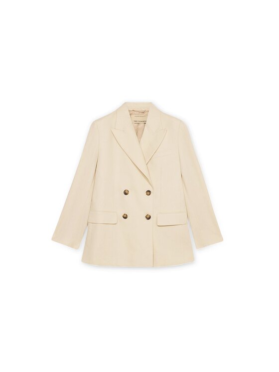 Trussardi Trussardi Giacca di transizione Q976A000414N002 Crema Regular Fit