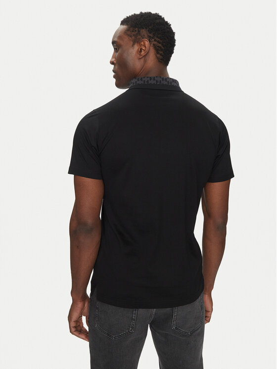 KARL LAGERFELD KARL LAGERFELD Polokošeľa 745001 552200 Čierna Slim Fit