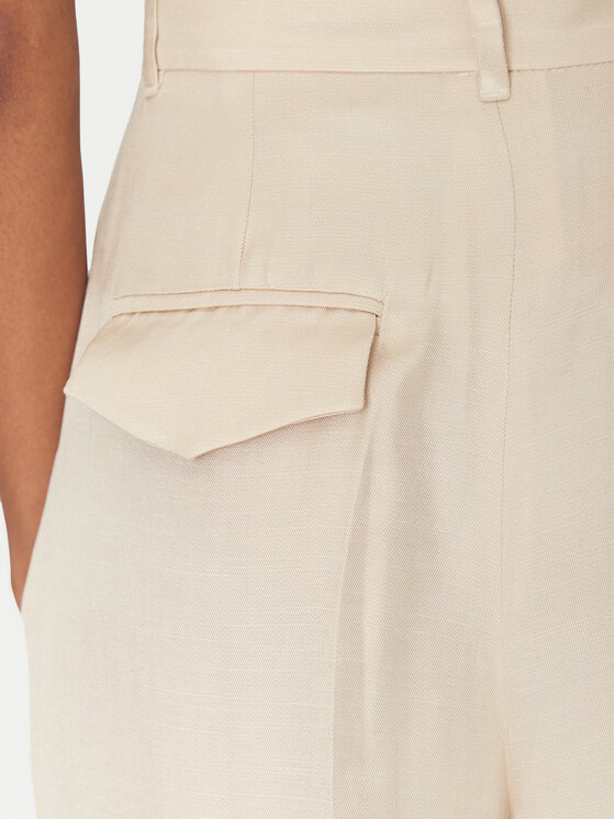 Marella Marella Pantaloni palazzo Pianosa 2515131041 Beige Wide Leg