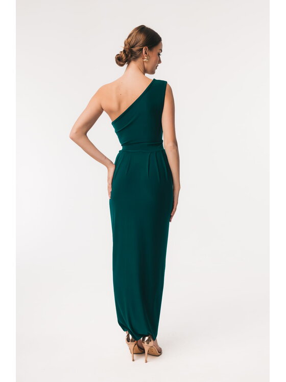 Aurora Aurora Sukienka wieczorowa Eris Zielony Feminine Fit