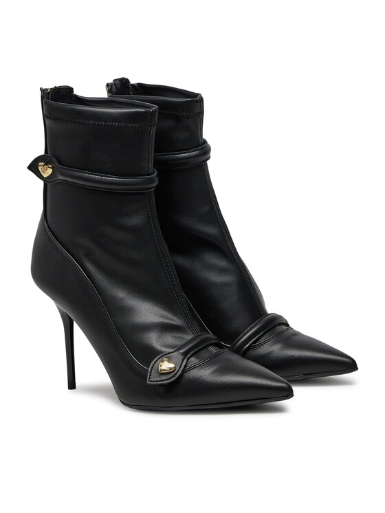 LOVE MOSCHINO LOVE MOSCHINO Botki JA21099G0LIEZ000 Czarny