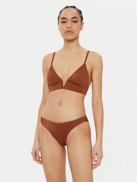 Maaji Maaji Spodnji del bikini Satin Umber Sublimity PT3265SBC075 Rjava