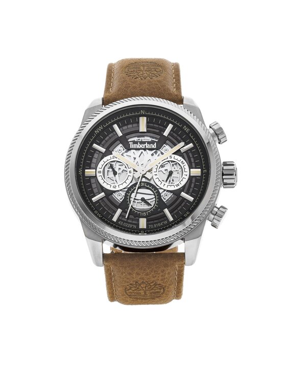 Timberland Timberland Zegarek Hadlock TDWGF2200704 Brązowy