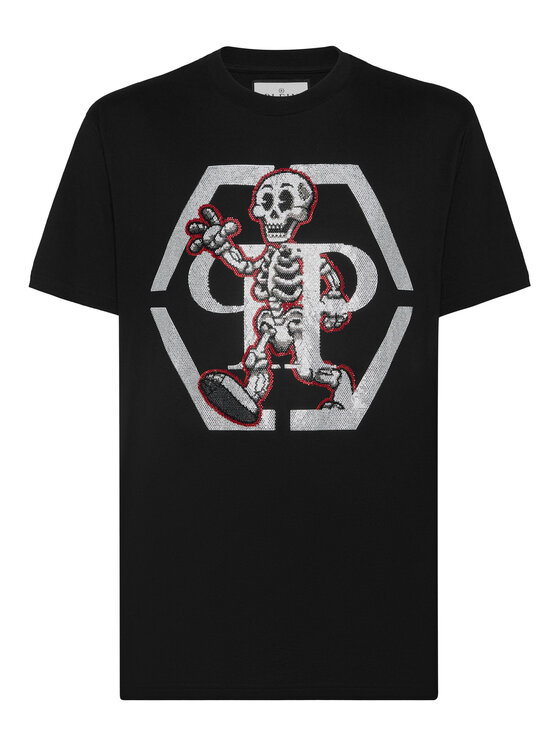 PHILIPP PLEIN PHILIPP PLEIN T-Shirt 15135 Czarny Regular Fit