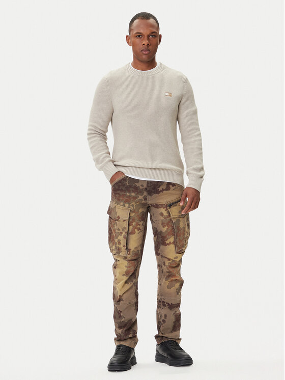 G-STAR G-Star Raw Pantaloni din material Rovic Zip 3D D02190-E081 Kaki Tapered Fit